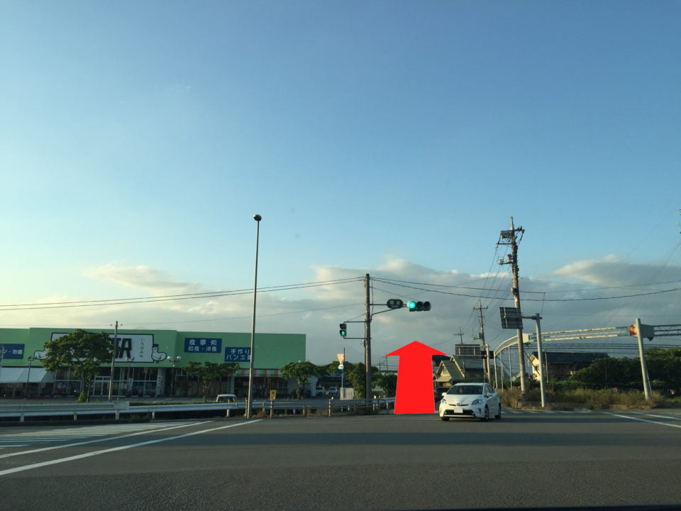 国道２０号線「鷺堂」交差点からのご案内